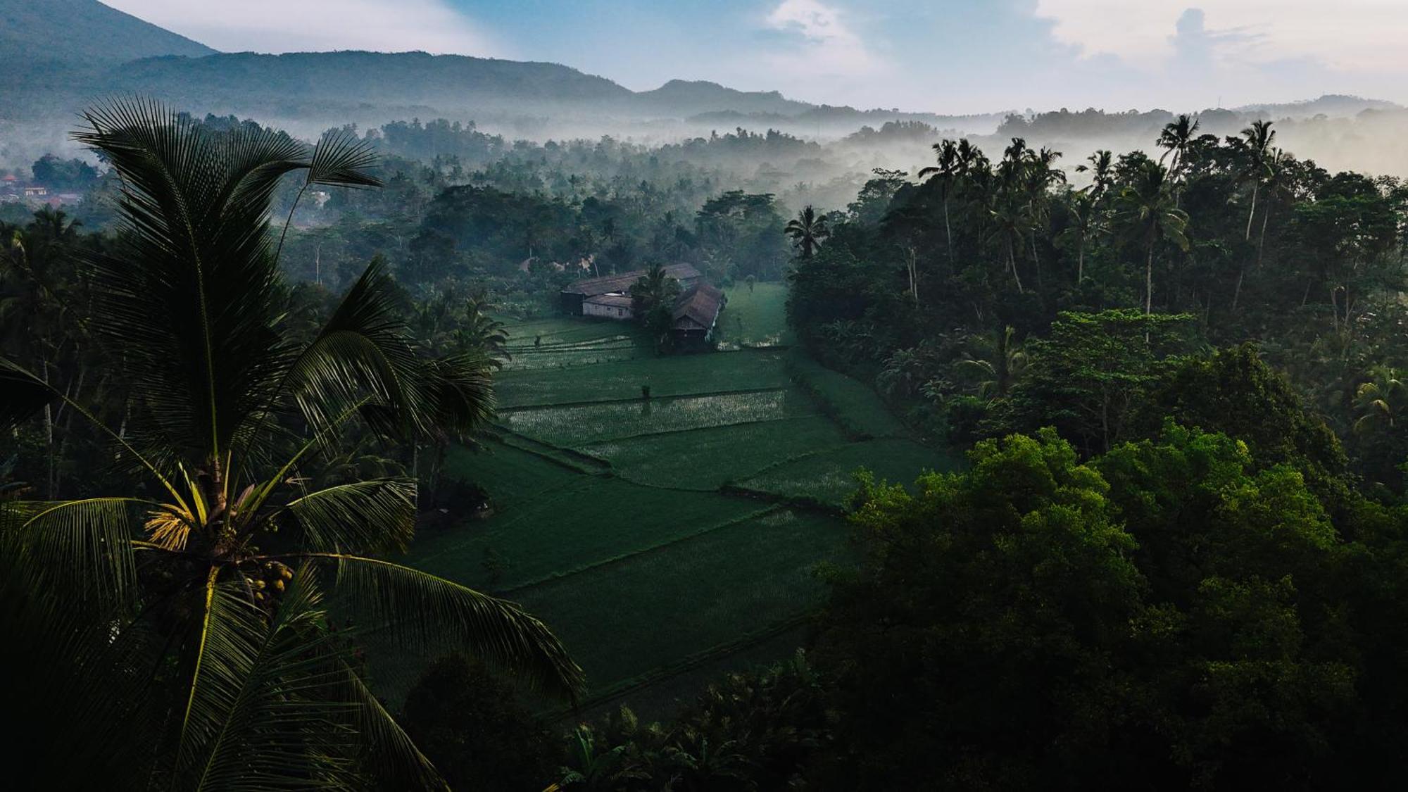 Arcada Bali Bamboo House Villa Сидемен Екстериор снимка