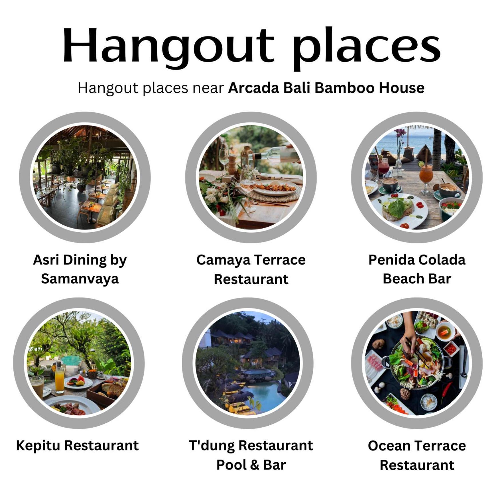 Arcada Bali Bamboo House Villa Сидемен Екстериор снимка