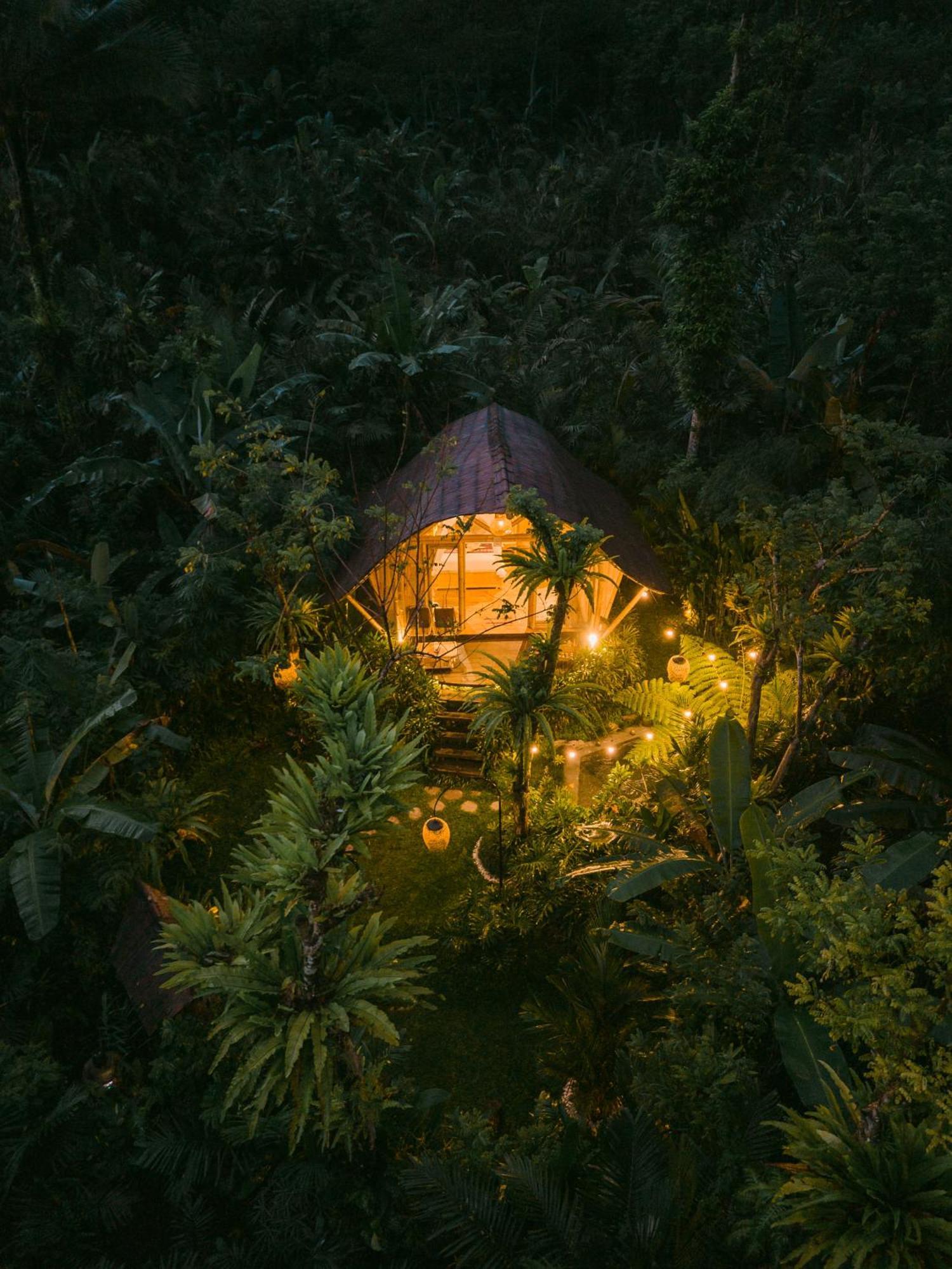 Arcada Bali Bamboo House Villa Сидемен Екстериор снимка