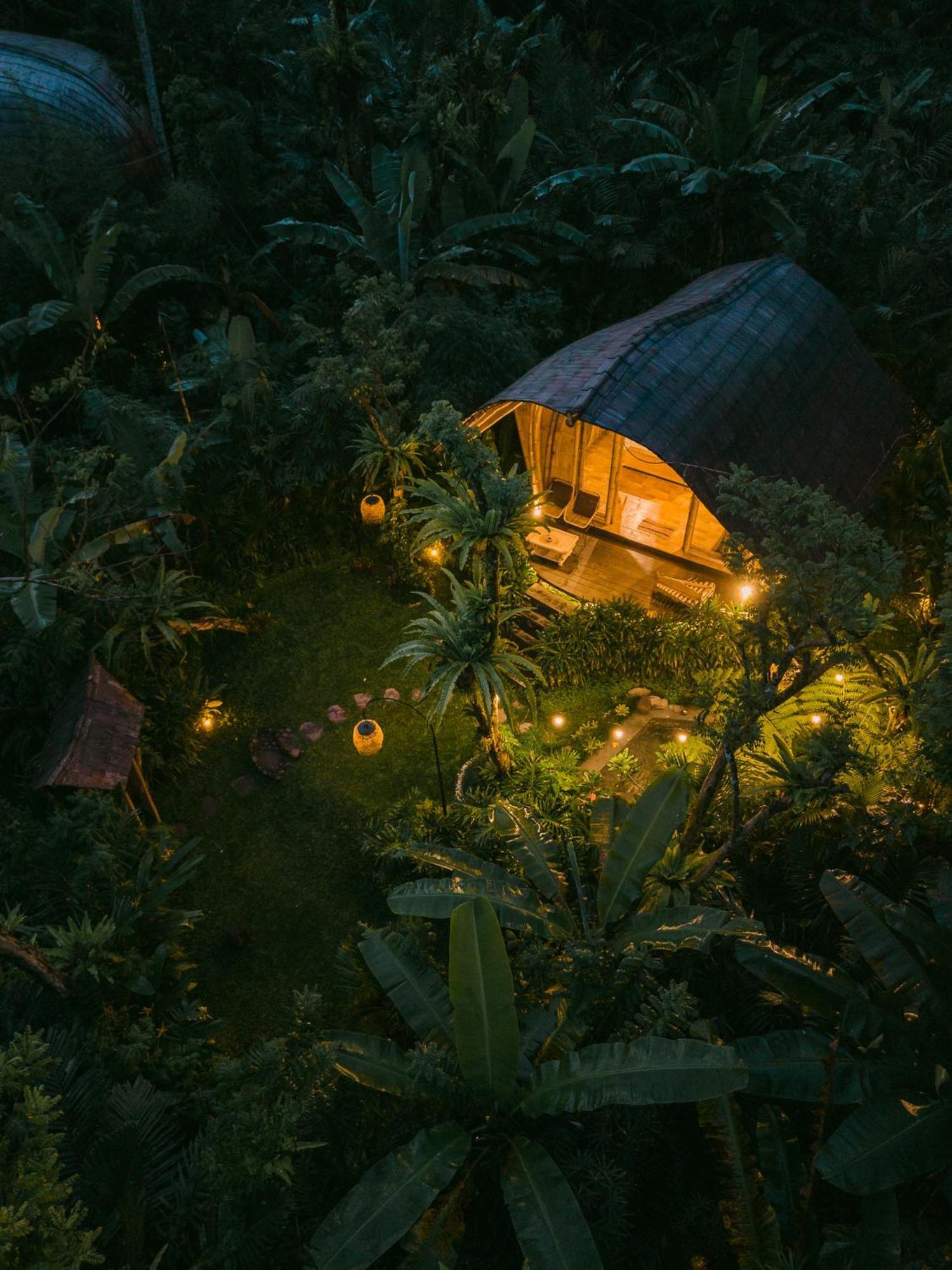 Arcada Bali Bamboo House Villa Сидемен Екстериор снимка
