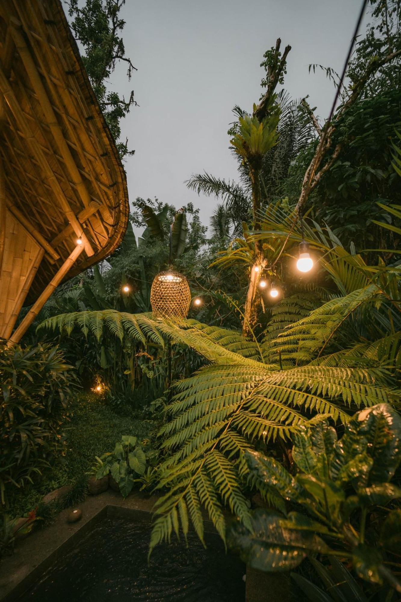 Arcada Bali Bamboo House Villa Сидемен Екстериор снимка