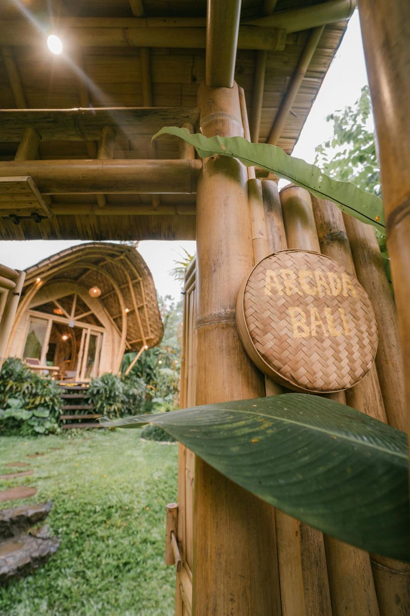 Arcada Bali Bamboo House Villa Сидемен Екстериор снимка