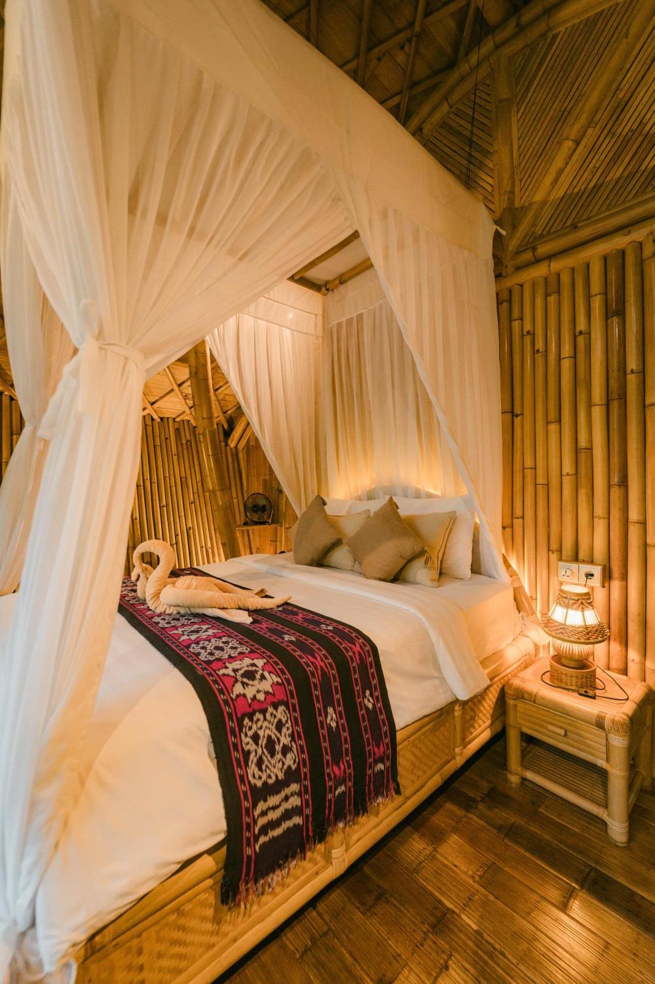 Arcada Bali Bamboo House Villa Сидемен Екстериор снимка