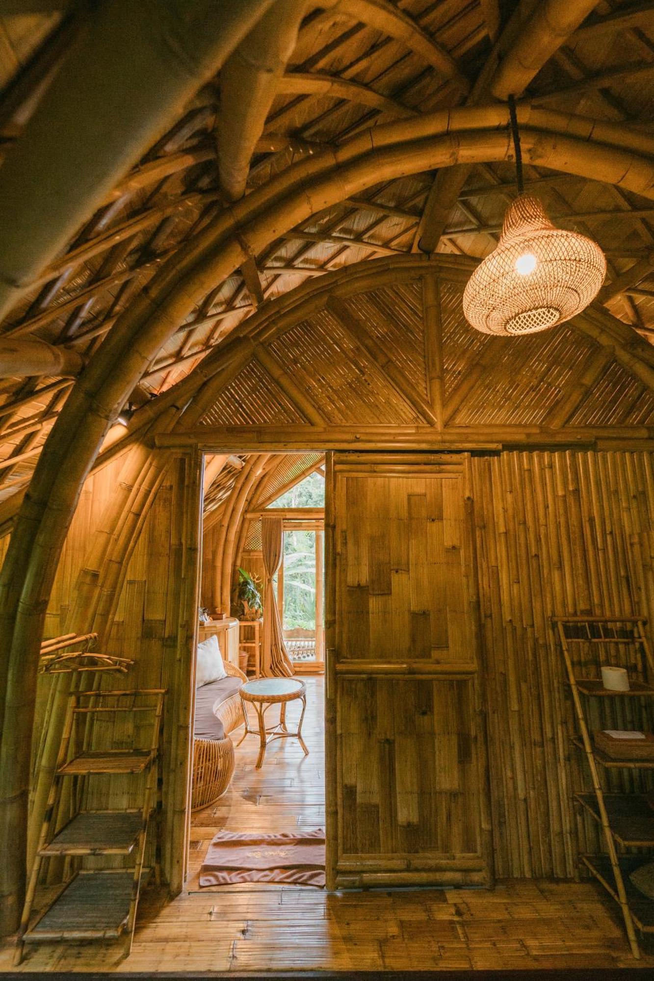 Arcada Bali Bamboo House Villa Сидемен Екстериор снимка