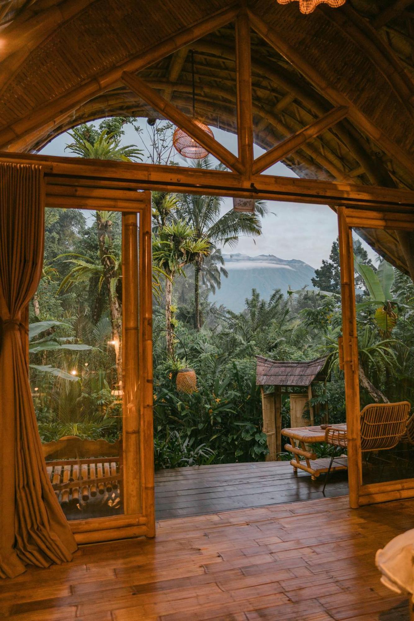 Arcada Bali Bamboo House Villa Сидемен Екстериор снимка