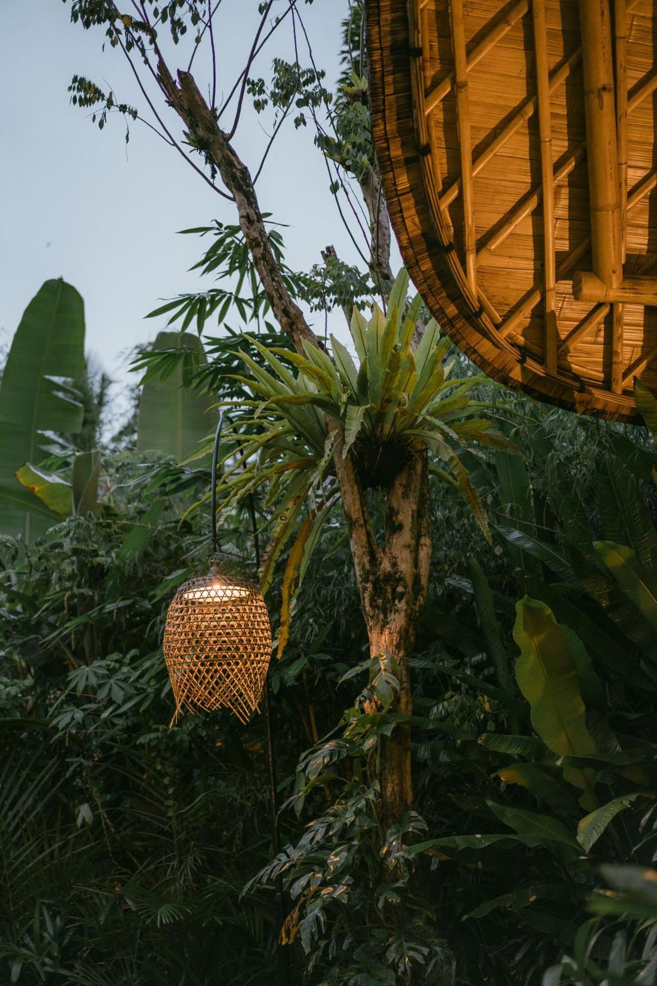 Arcada Bali Bamboo House Villa Сидемен Екстериор снимка